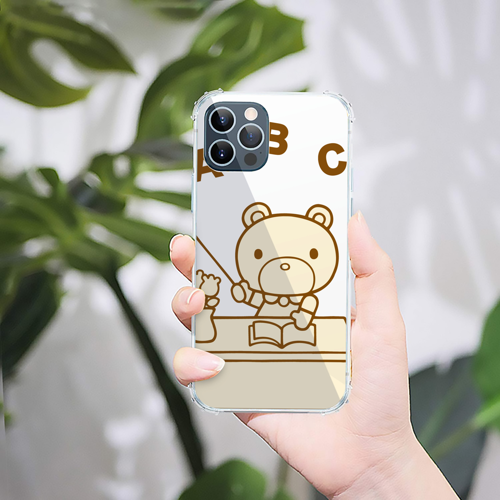 （画像用） Hello Kitty ハローキティ 【iPhone 12シリーズ対応】透明スマホケース（クリアソフトケース）